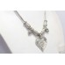Tribal Necklace Old Silver Handmade Vintage Traditional Women Gift Stone C970